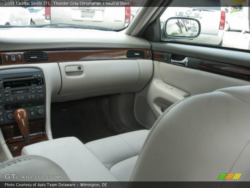 Thunder Gray ChromaFlair / Neutral Shale 2003 Cadillac Seville STS
