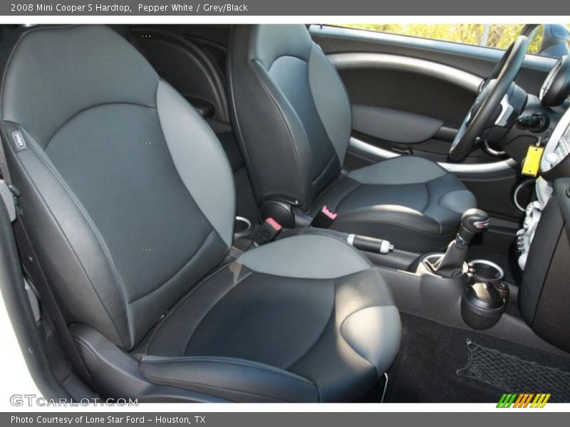 Pepper White / Grey/Black 2008 Mini Cooper S Hardtop