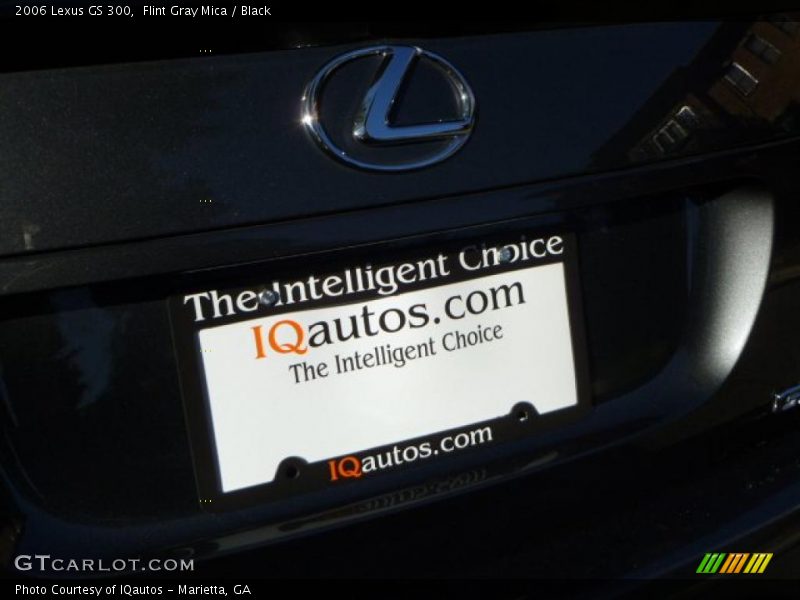 Flint Gray Mica / Black 2006 Lexus GS 300