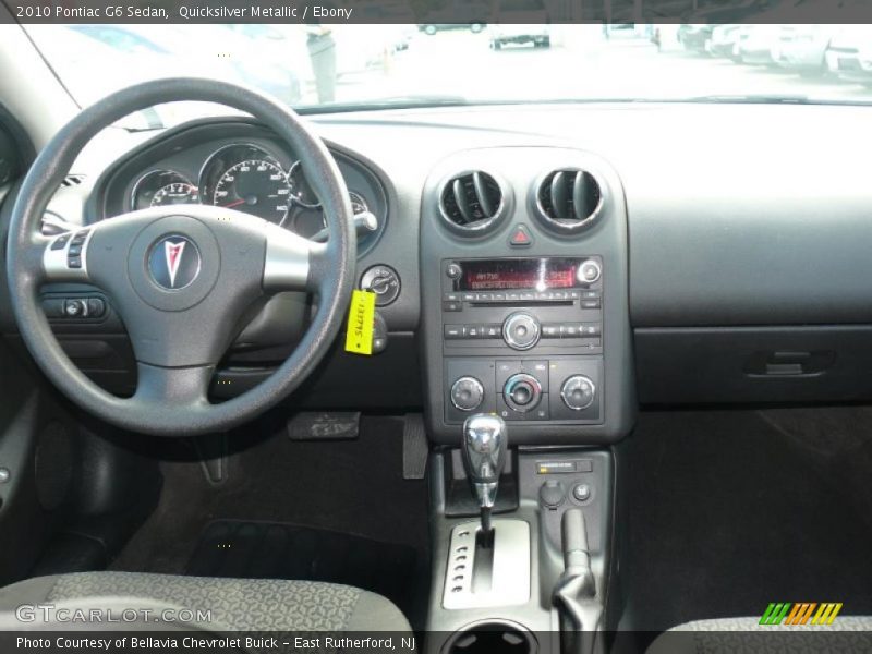 Quicksilver Metallic / Ebony 2010 Pontiac G6 Sedan