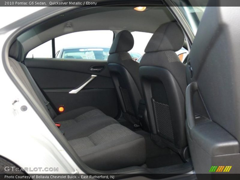Quicksilver Metallic / Ebony 2010 Pontiac G6 Sedan