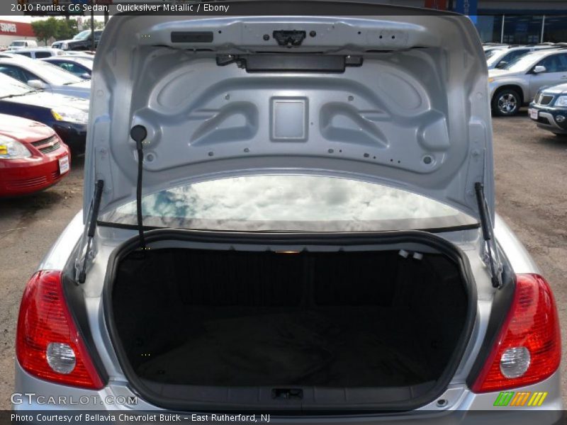 Quicksilver Metallic / Ebony 2010 Pontiac G6 Sedan
