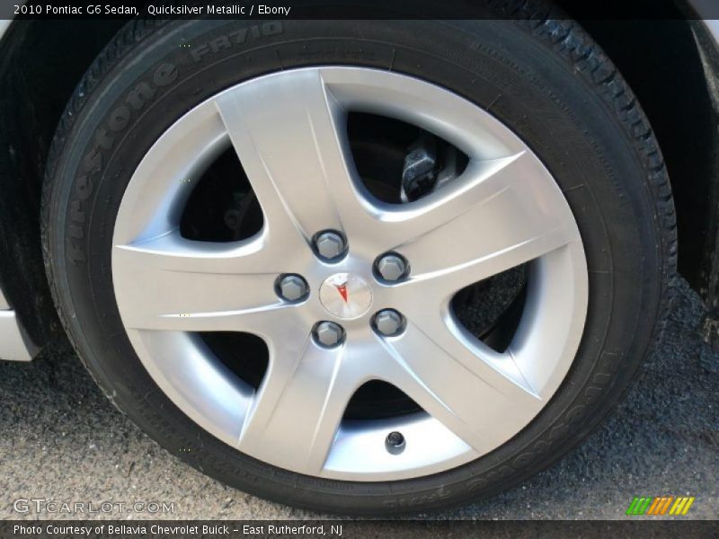 Quicksilver Metallic / Ebony 2010 Pontiac G6 Sedan