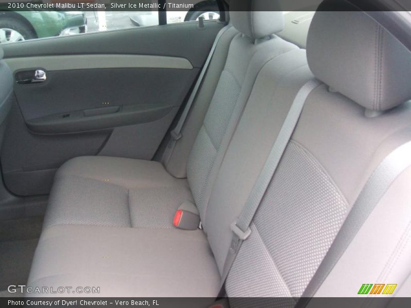 Silver Ice Metallic / Titanium 2010 Chevrolet Malibu LT Sedan