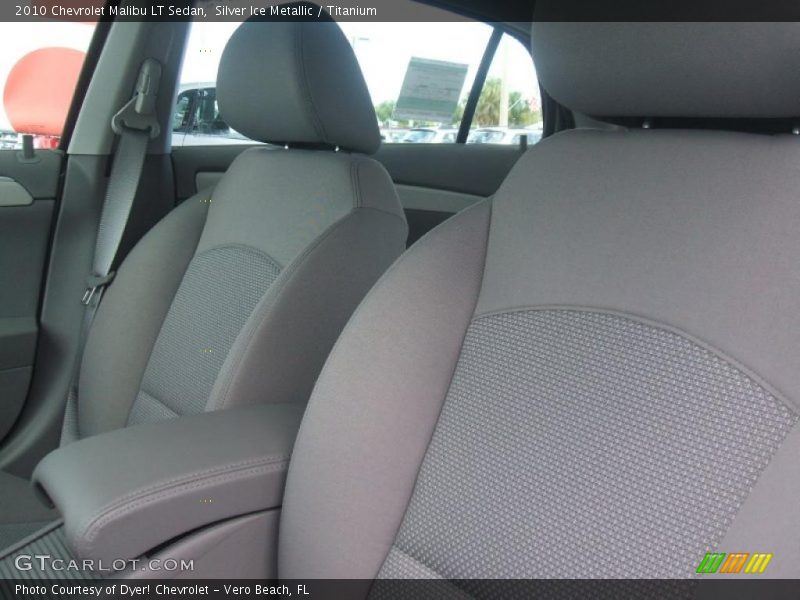 Silver Ice Metallic / Titanium 2010 Chevrolet Malibu LT Sedan