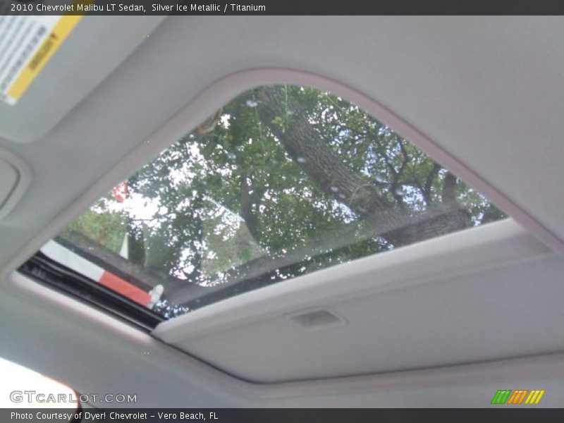 Silver Ice Metallic / Titanium 2010 Chevrolet Malibu LT Sedan