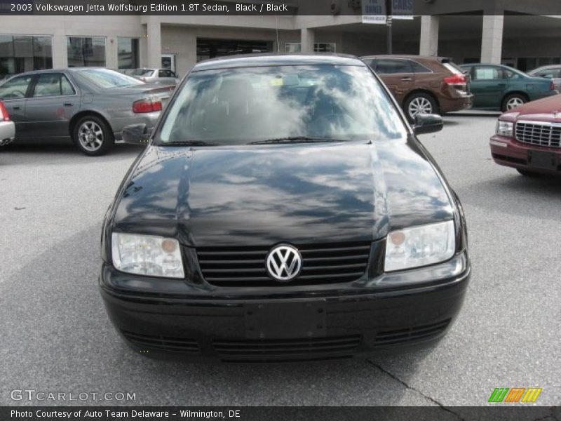 Black / Black 2003 Volkswagen Jetta Wolfsburg Edition 1.8T Sedan