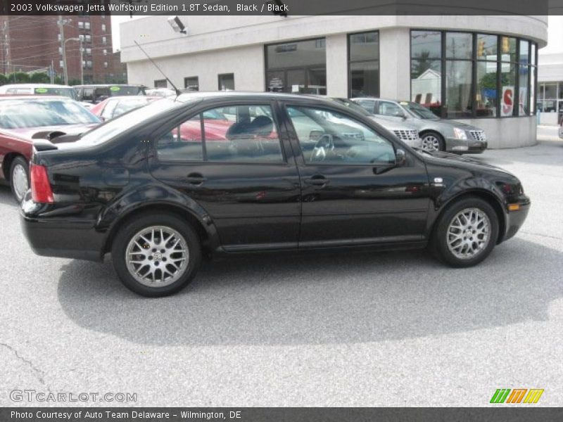 Black / Black 2003 Volkswagen Jetta Wolfsburg Edition 1.8T Sedan