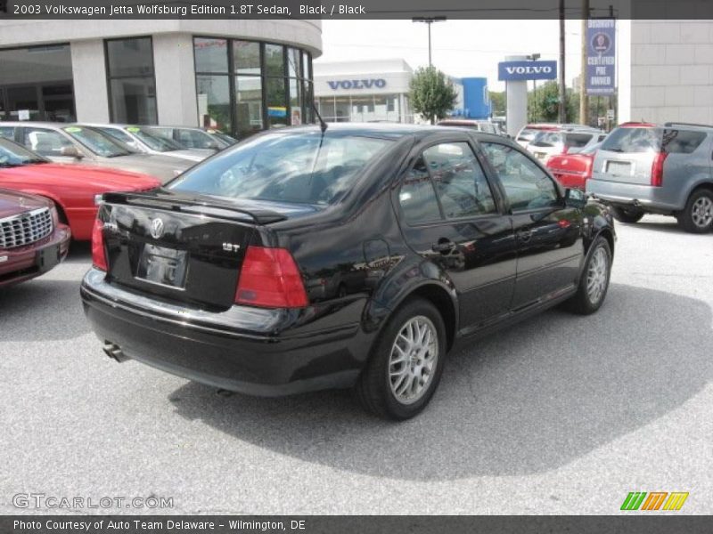 Black / Black 2003 Volkswagen Jetta Wolfsburg Edition 1.8T Sedan