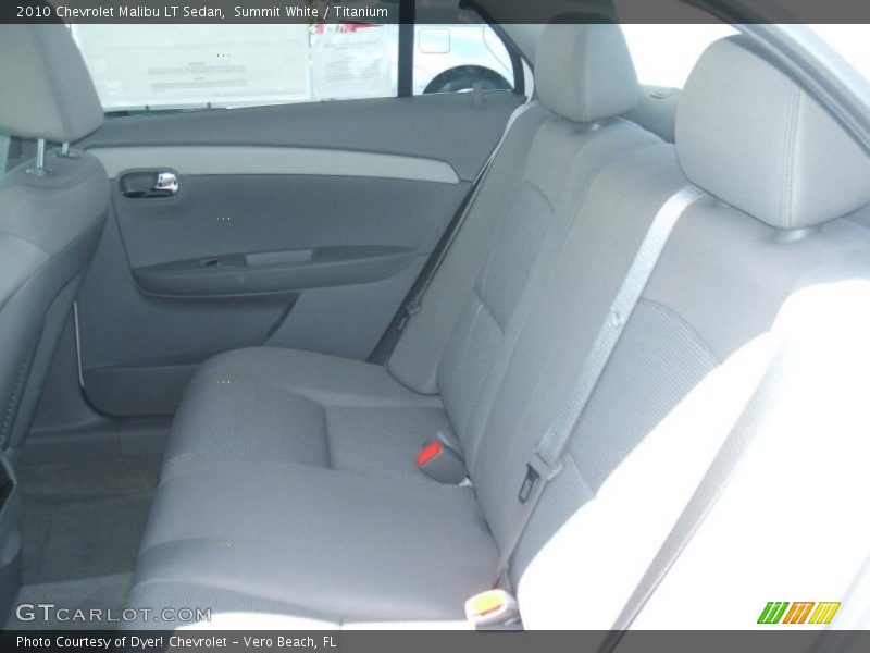 Summit White / Titanium 2010 Chevrolet Malibu LT Sedan