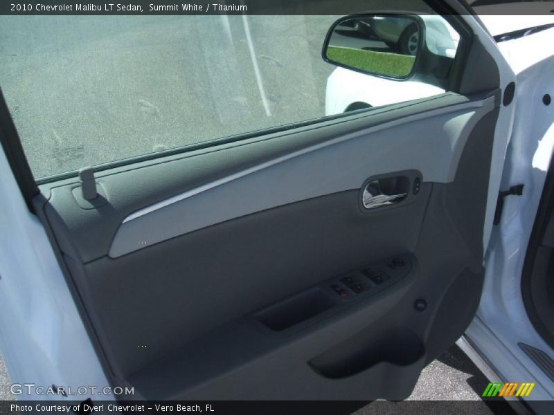 Summit White / Titanium 2010 Chevrolet Malibu LT Sedan