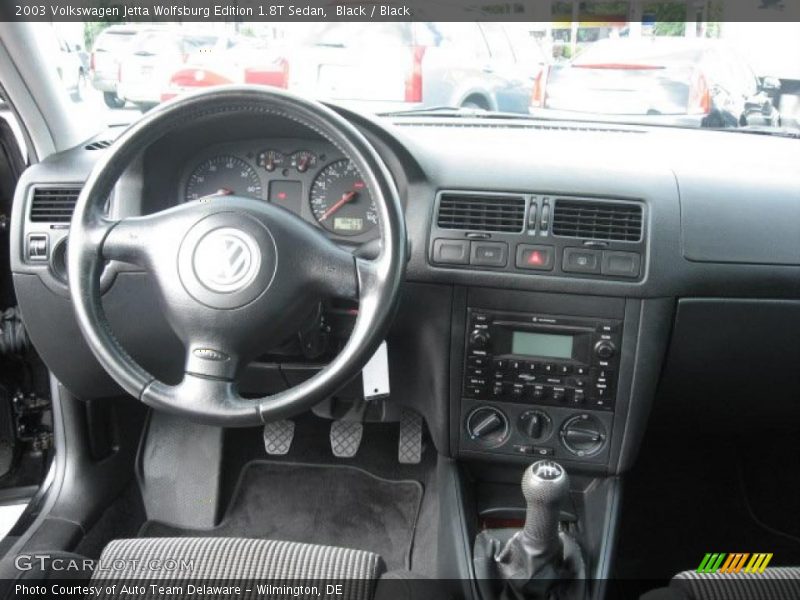 Black / Black 2003 Volkswagen Jetta Wolfsburg Edition 1.8T Sedan
