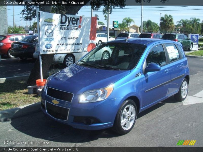 Bright Blue / Charcoal 2010 Chevrolet Aveo Aveo5 LS