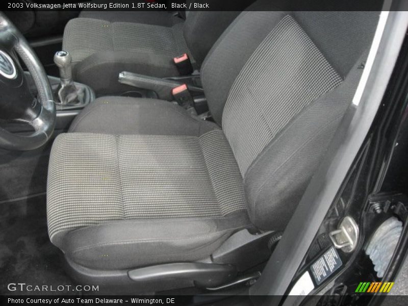 Black / Black 2003 Volkswagen Jetta Wolfsburg Edition 1.8T Sedan