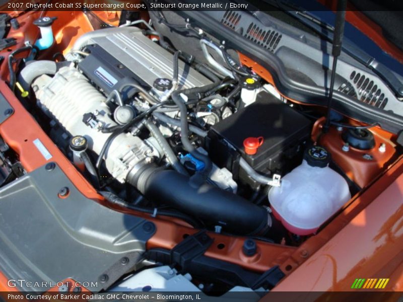 Sunburst Orange Metallic / Ebony 2007 Chevrolet Cobalt SS Supercharged Coupe