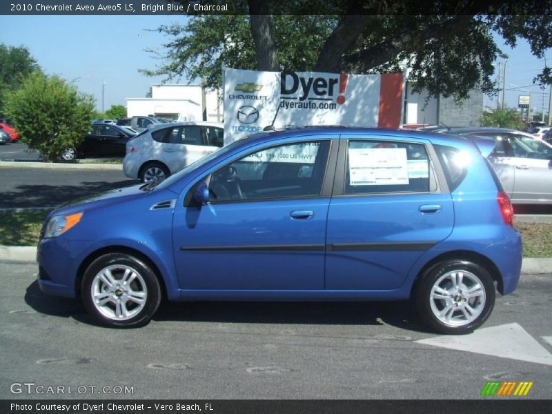 Bright Blue / Charcoal 2010 Chevrolet Aveo Aveo5 LS