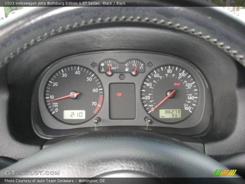 Black / Black 2003 Volkswagen Jetta Wolfsburg Edition 1.8T Sedan