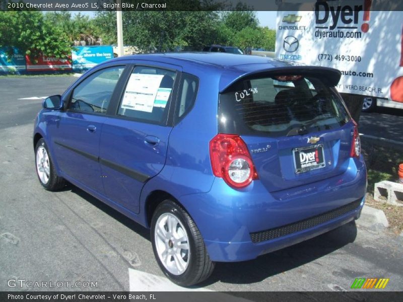 Bright Blue / Charcoal 2010 Chevrolet Aveo Aveo5 LS