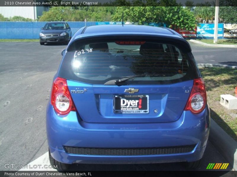 Bright Blue / Charcoal 2010 Chevrolet Aveo Aveo5 LS