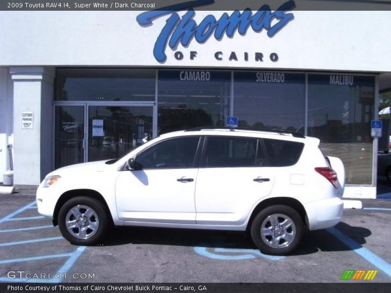 Super White / Dark Charcoal 2009 Toyota RAV4 I4