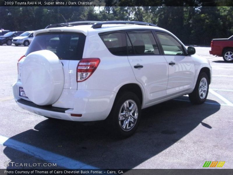 Super White / Dark Charcoal 2009 Toyota RAV4 I4