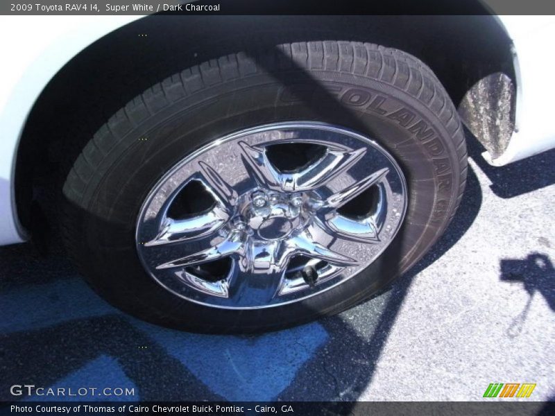 Super White / Dark Charcoal 2009 Toyota RAV4 I4