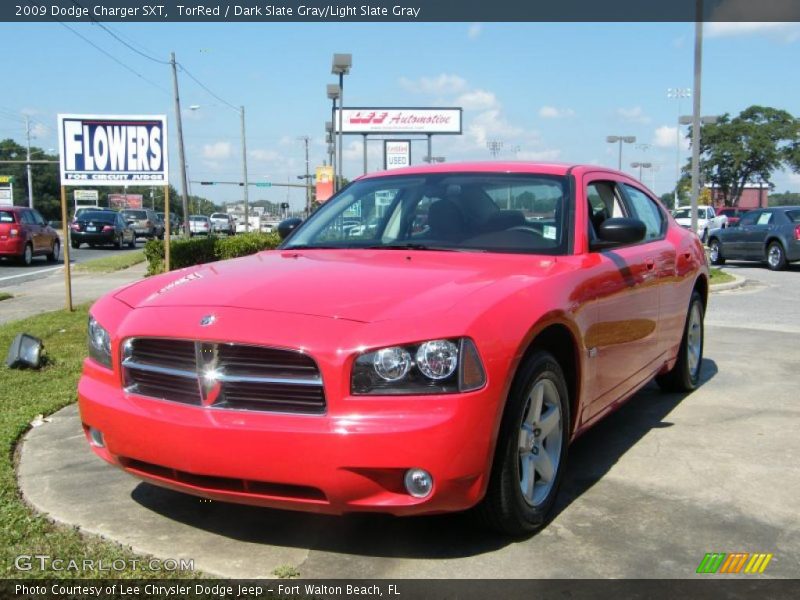 TorRed / Dark Slate Gray/Light Slate Gray 2009 Dodge Charger SXT