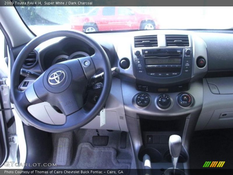 Super White / Dark Charcoal 2009 Toyota RAV4 I4