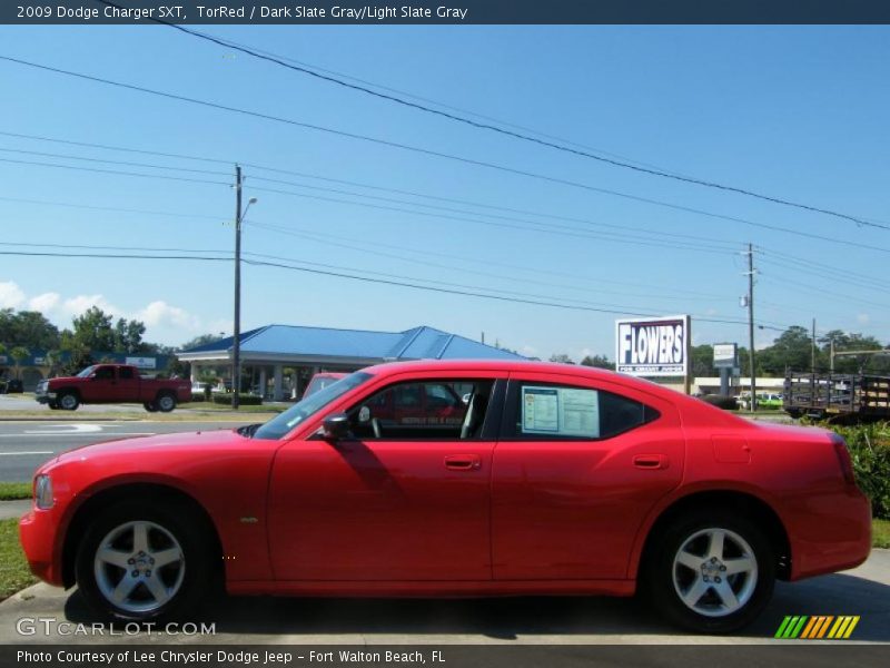 TorRed / Dark Slate Gray/Light Slate Gray 2009 Dodge Charger SXT