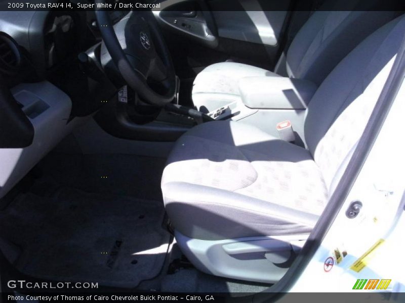 Super White / Dark Charcoal 2009 Toyota RAV4 I4