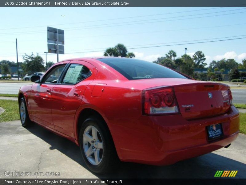 TorRed / Dark Slate Gray/Light Slate Gray 2009 Dodge Charger SXT