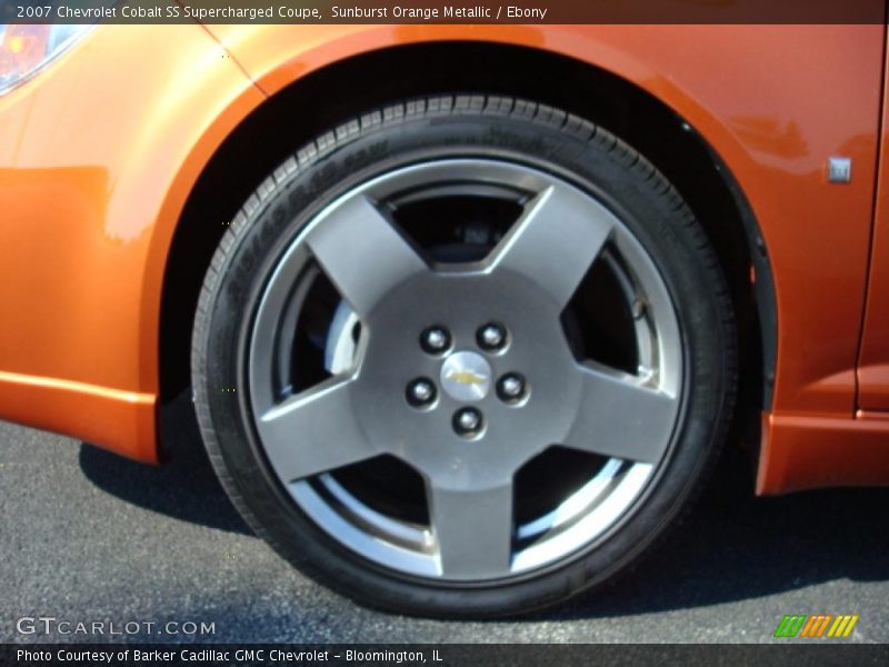 Sunburst Orange Metallic / Ebony 2007 Chevrolet Cobalt SS Supercharged Coupe
