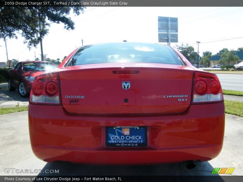 TorRed / Dark Slate Gray/Light Slate Gray 2009 Dodge Charger SXT