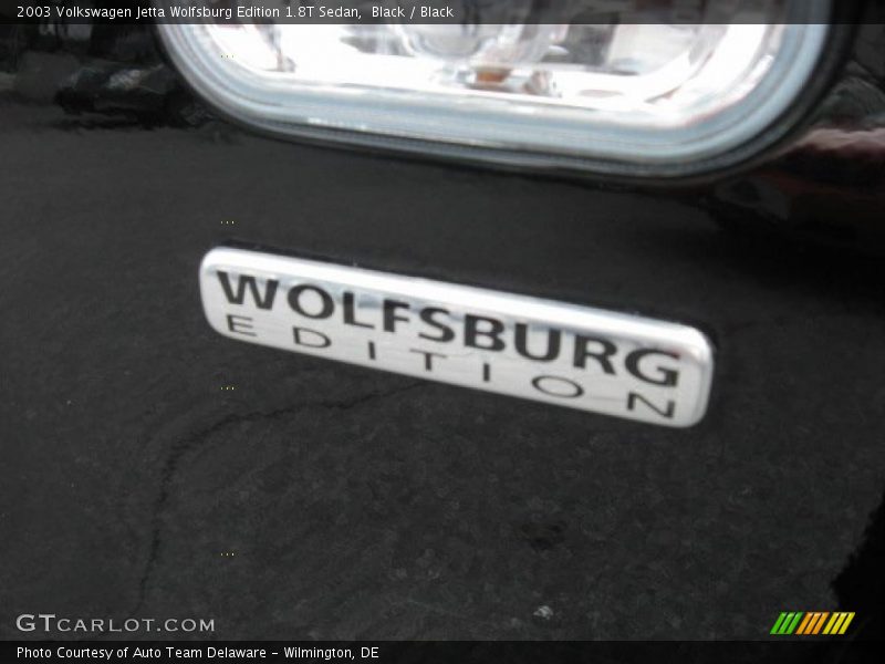 Black / Black 2003 Volkswagen Jetta Wolfsburg Edition 1.8T Sedan