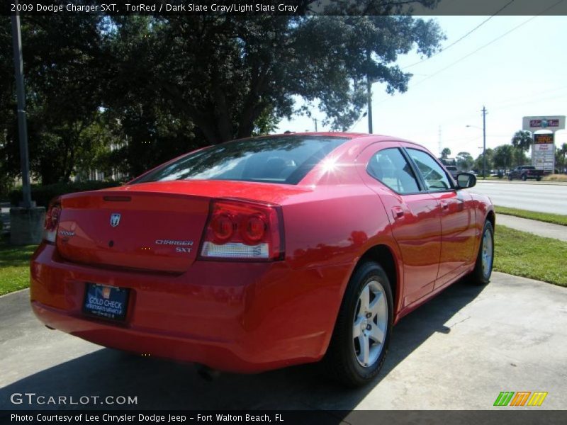 TorRed / Dark Slate Gray/Light Slate Gray 2009 Dodge Charger SXT