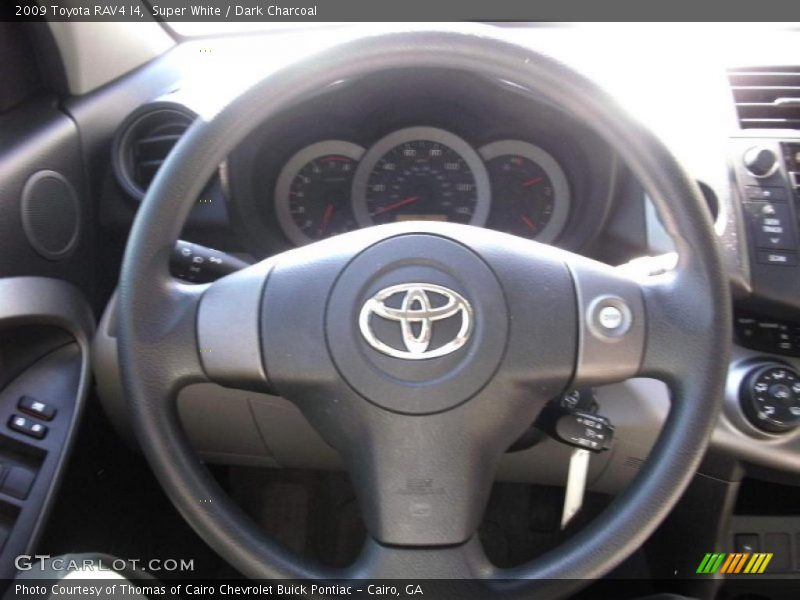 Super White / Dark Charcoal 2009 Toyota RAV4 I4