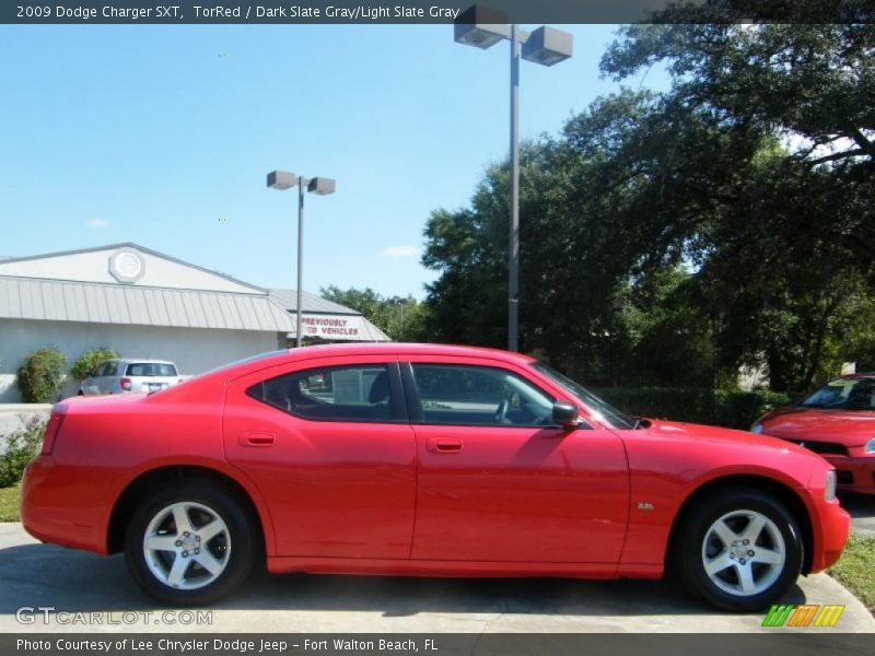 TorRed / Dark Slate Gray/Light Slate Gray 2009 Dodge Charger SXT