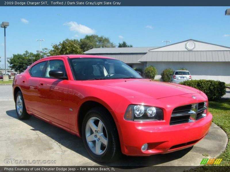 TorRed / Dark Slate Gray/Light Slate Gray 2009 Dodge Charger SXT