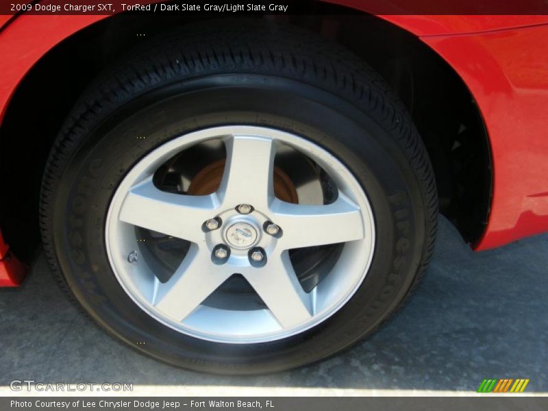 TorRed / Dark Slate Gray/Light Slate Gray 2009 Dodge Charger SXT