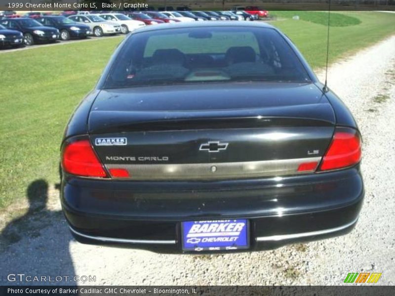 Black / Graphite 1999 Chevrolet Monte Carlo LS
