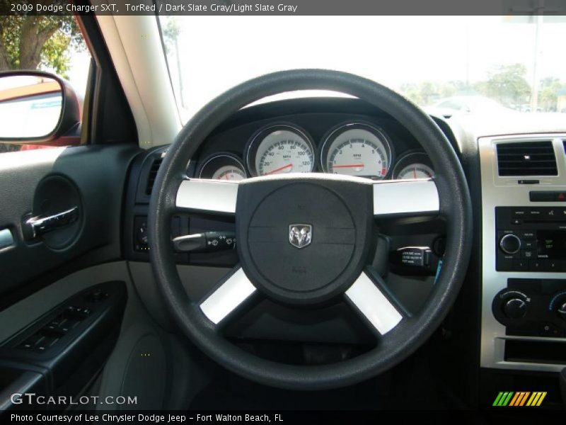 TorRed / Dark Slate Gray/Light Slate Gray 2009 Dodge Charger SXT
