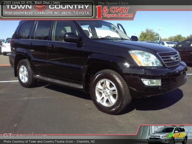 Black Onyx / Ivory 2003 Lexus GX 470
