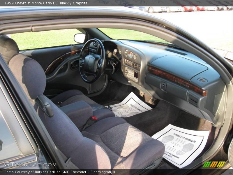 Black / Graphite 1999 Chevrolet Monte Carlo LS