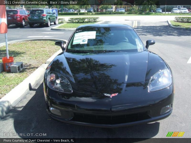 Black / Ebony Black 2011 Chevrolet Corvette Coupe