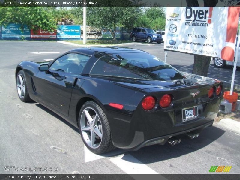 Black / Ebony Black 2011 Chevrolet Corvette Coupe