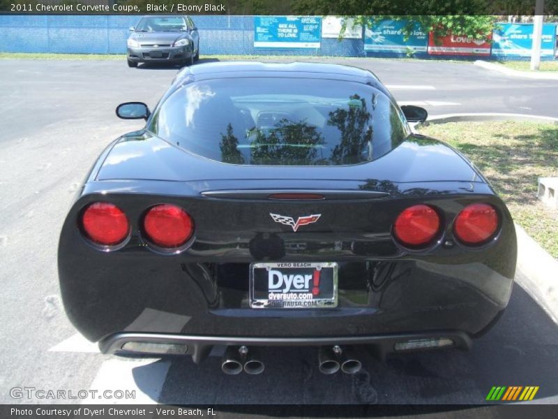Black / Ebony Black 2011 Chevrolet Corvette Coupe