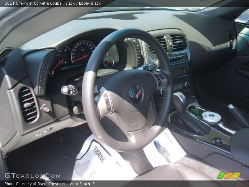 Black / Ebony Black 2011 Chevrolet Corvette Coupe
