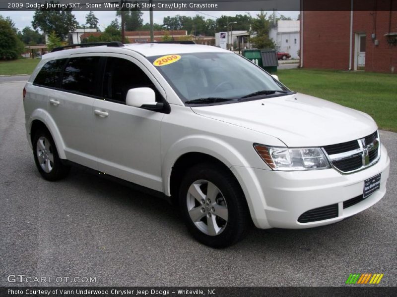 Stone White / Dark Slate Gray/Light Graystone 2009 Dodge Journey SXT