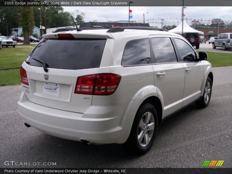 Stone White / Dark Slate Gray/Light Graystone 2009 Dodge Journey SXT