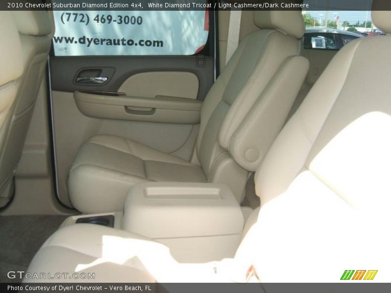 White Diamond Tricoat / Light Cashmere/Dark Cashmere 2010 Chevrolet Suburban Diamond Edition 4x4